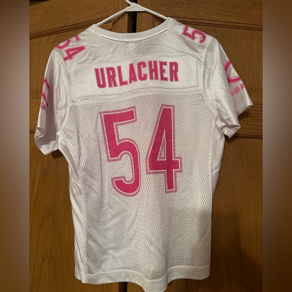 NFL Tops - Bears Urlacher Jersey: Breast Cancer Theme
